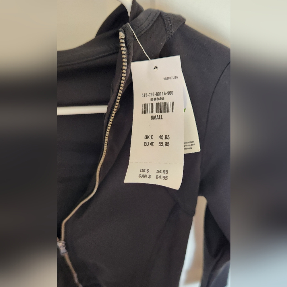 Gilly Hicks Active Recharge Hooded Crop Zip Up Top nwt Hollister - Picture 6 of 6